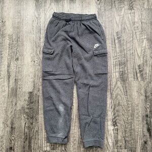 Nike Kids Dark Gray Cargo Joggers